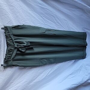 CARGO pant with paperbag waist